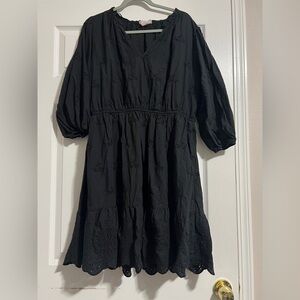 Knox Rose Black Long Sleeve Dress